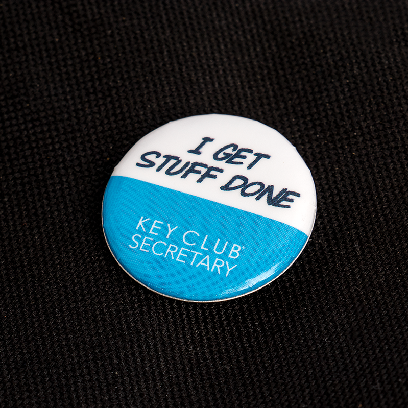 Key Club I Get Stuff Done Button