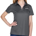 Devon & Jones Crownlux Performance Ladies Plaited Polo