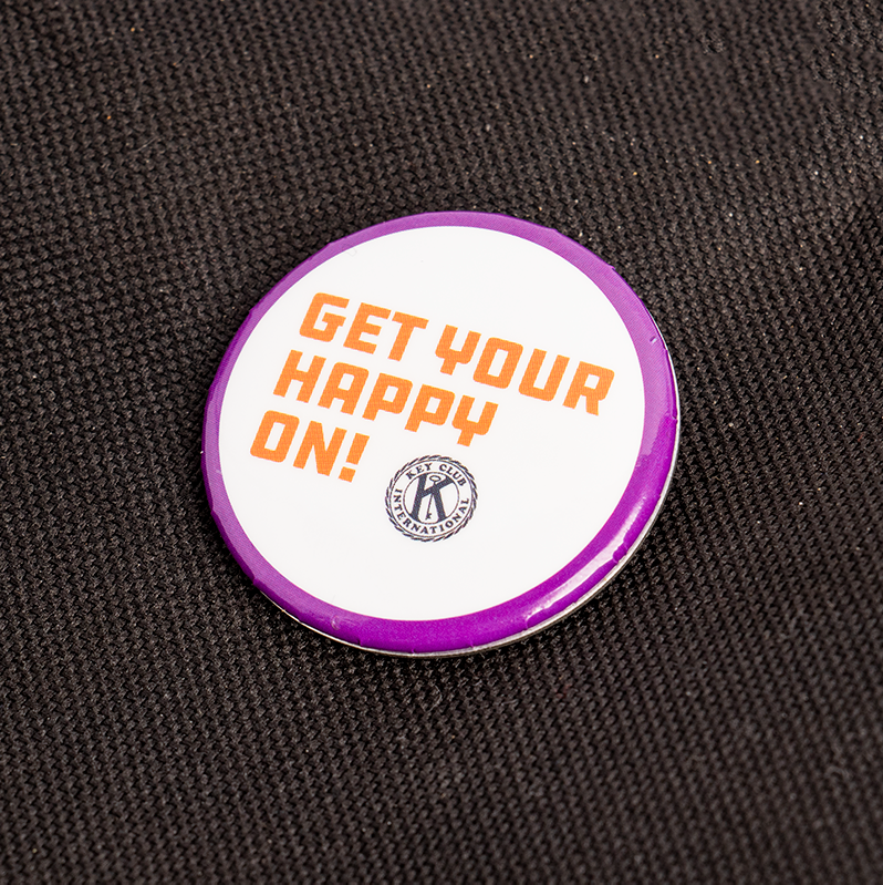 Key Club Get Your Happy Button