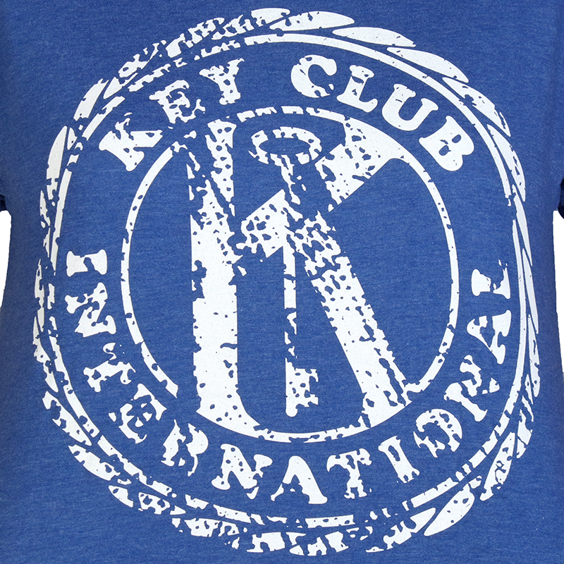 Key Club Logo Tee - Heather Blue