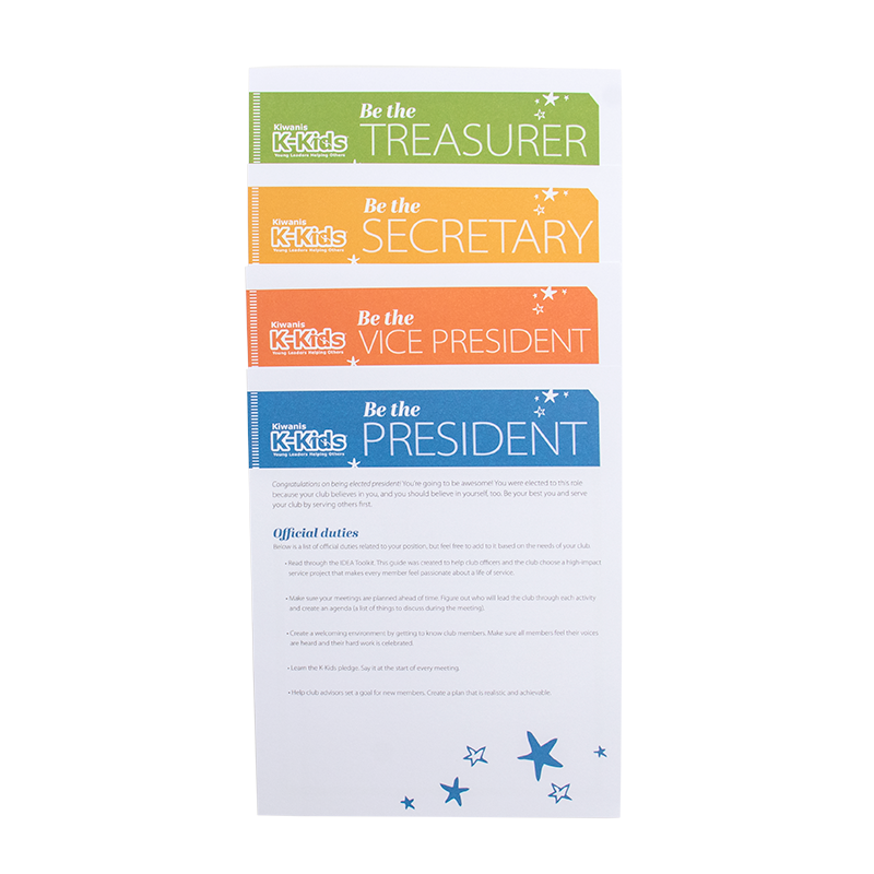 K-Kids Officer Materials Pack (officer guides & table tents)