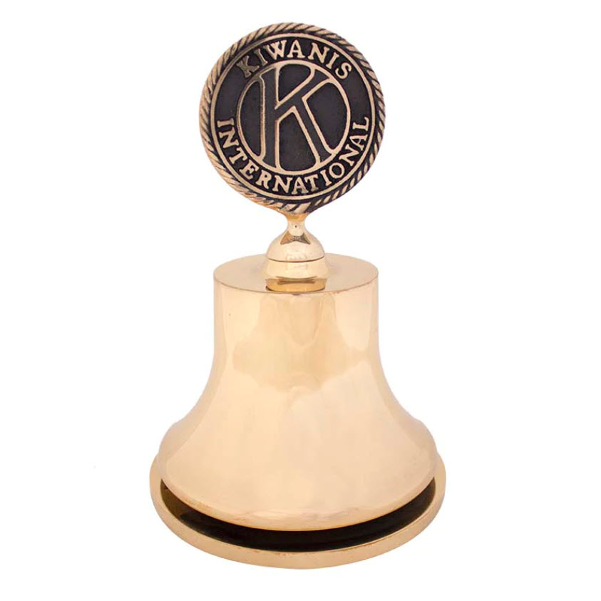 Kiwanis Personalized Gong Base with Optional Family Gong Top
