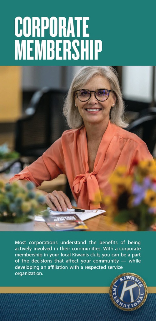 Kiwanis Corporate Membership Insert