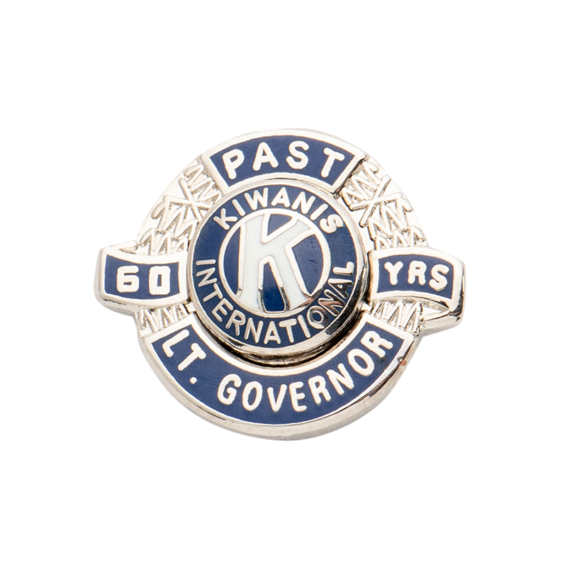 Kiwanis Legion of Honor Pin, 60 Year Past Lt. Governor