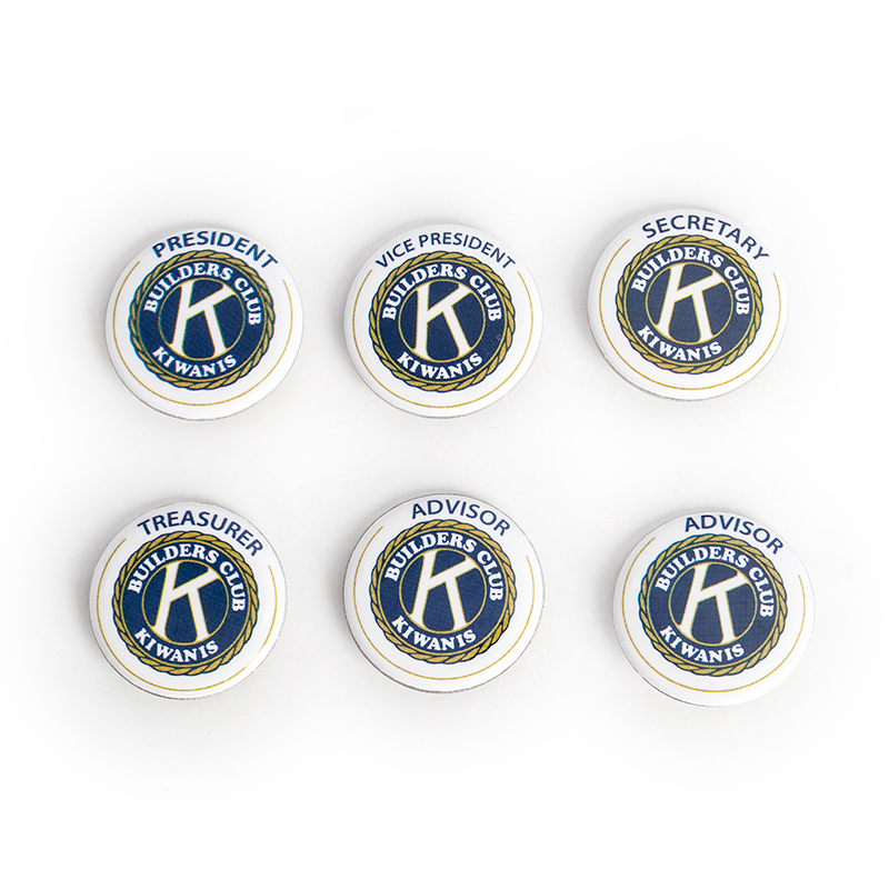 Builders Club Officer Buttons (6 Pack)