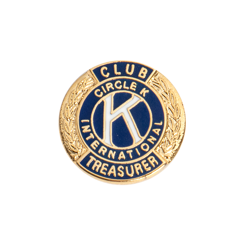 Circle K Club Treasurer Pin