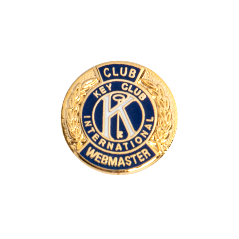 Key Club Webmaster Pin