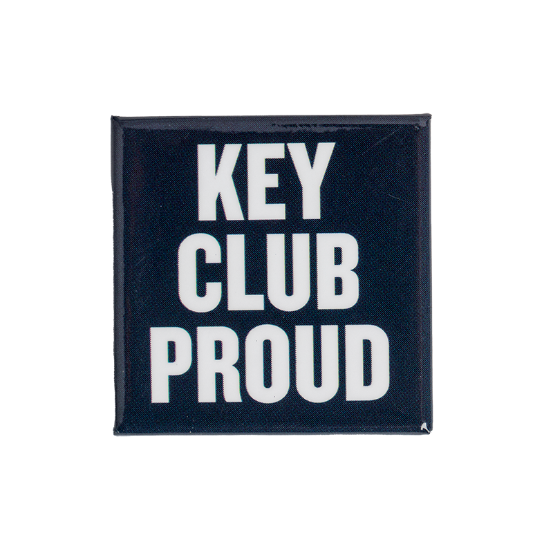 Key Club Proud Member Button