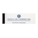 Kiwanis Membership Cards (25 Pack)