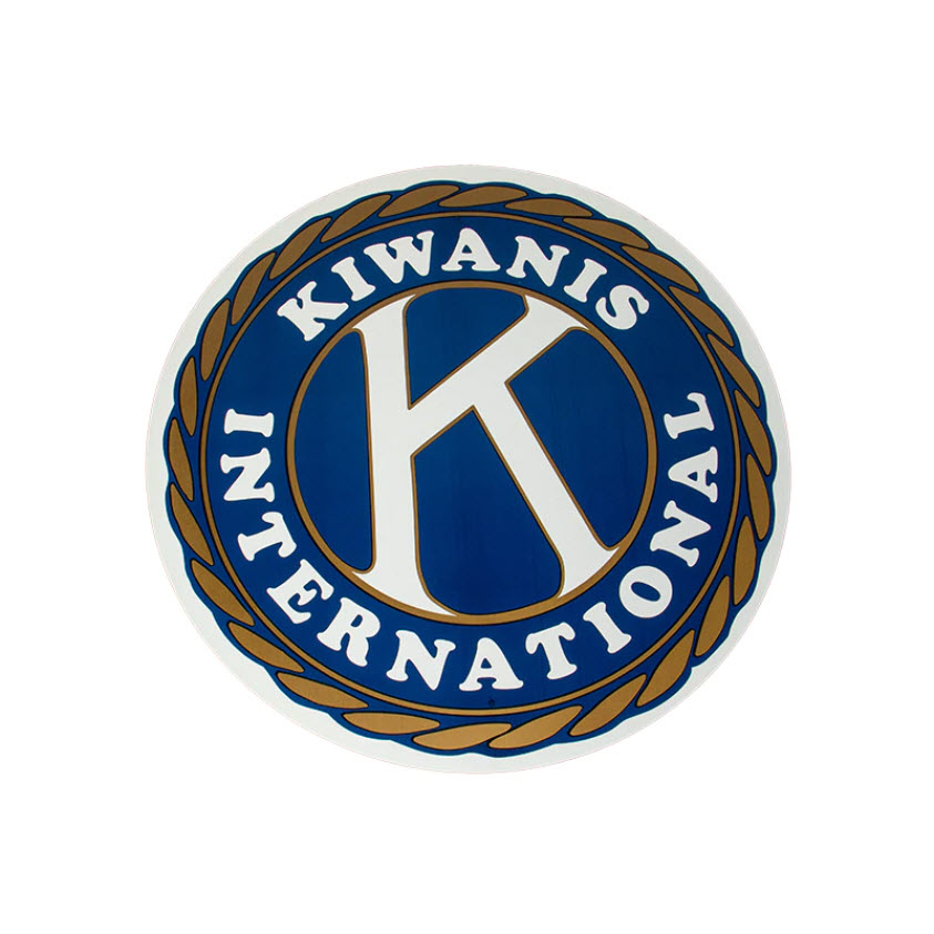 Kiwanis Single-Faced Road Sign (18 inch)