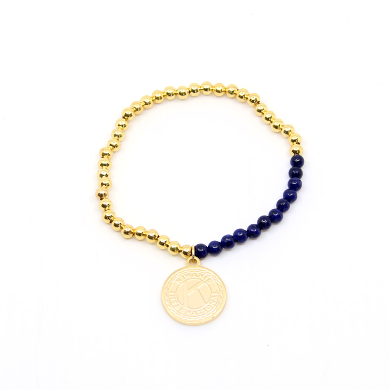 Small Bead Bracelet with Kiwanis Seal