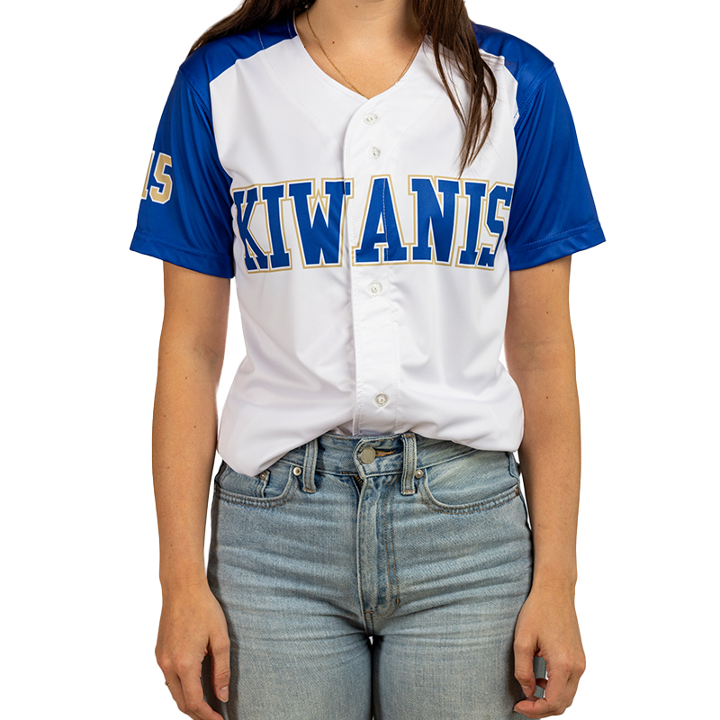 Kiwanis Women's Baseball Jersey