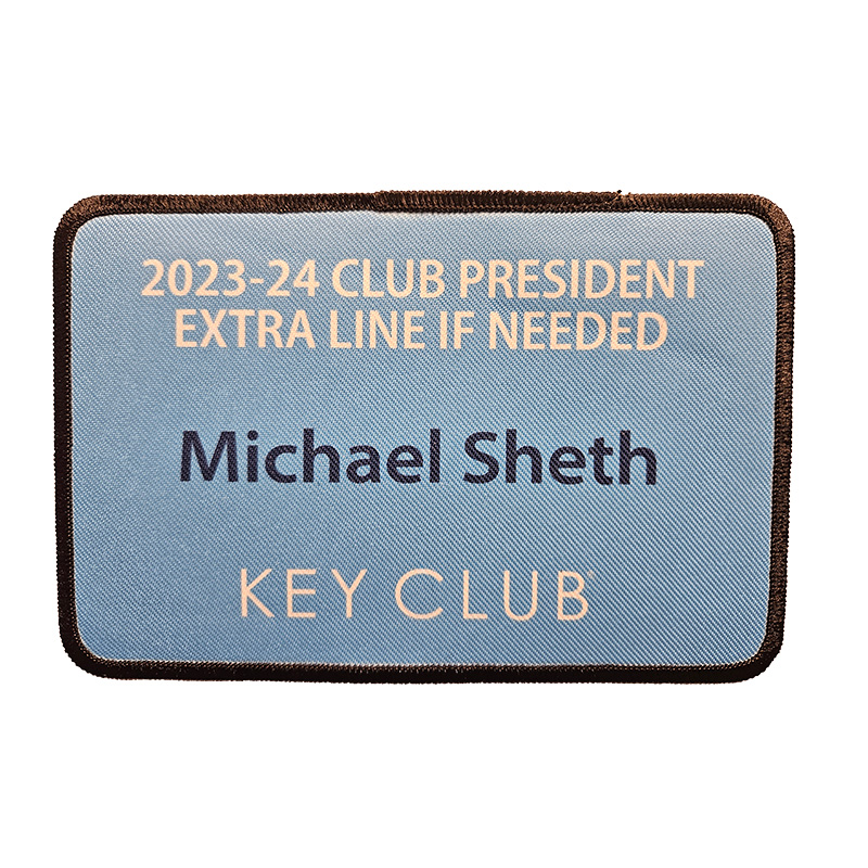 Key Club Banner Patch