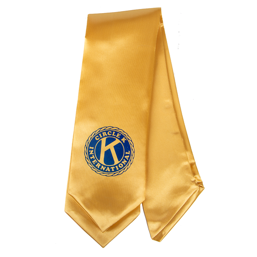 [CKI-0888] Circle K Graduation Stole (Yellow)