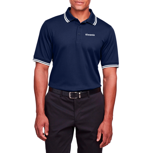 Kiwanis Tipped Men's Performance Polo