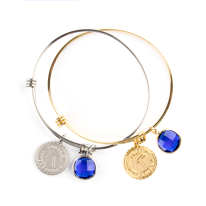 Kiwanis Adjustable Bangle