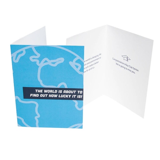 [KEY-0105] Key Club Graduation Card (25 Pack)