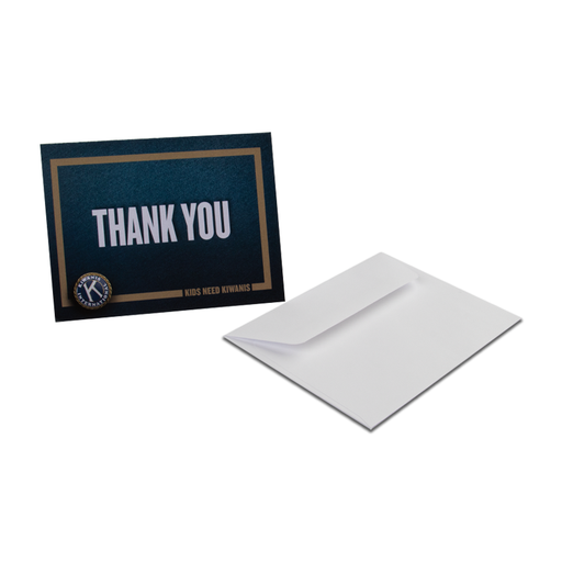 [KIW-0201] Kiwanis Thank You Notes (25 Pack)