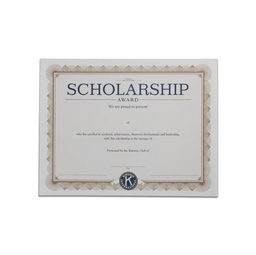 [KIW-0224] Scholarship Award Certificate