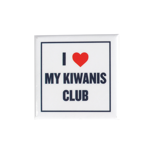 [KIW-0110] Kiwanis I Love My Kiwanis Club Button