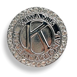 Kiwanis Round Brooch