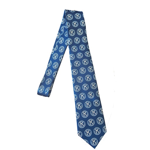 [KIW-9593] Kiwanis White Seal Tie