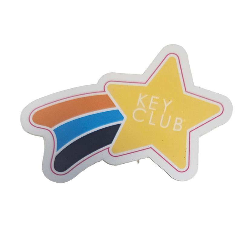 Key Club Star Sticker