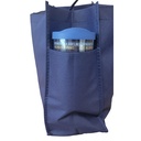 Kiwanis Navy Tote with side pockets