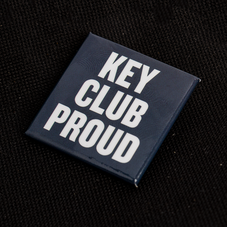Key Club Proud  Button