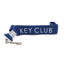 Key Club Lanyard Blue/White