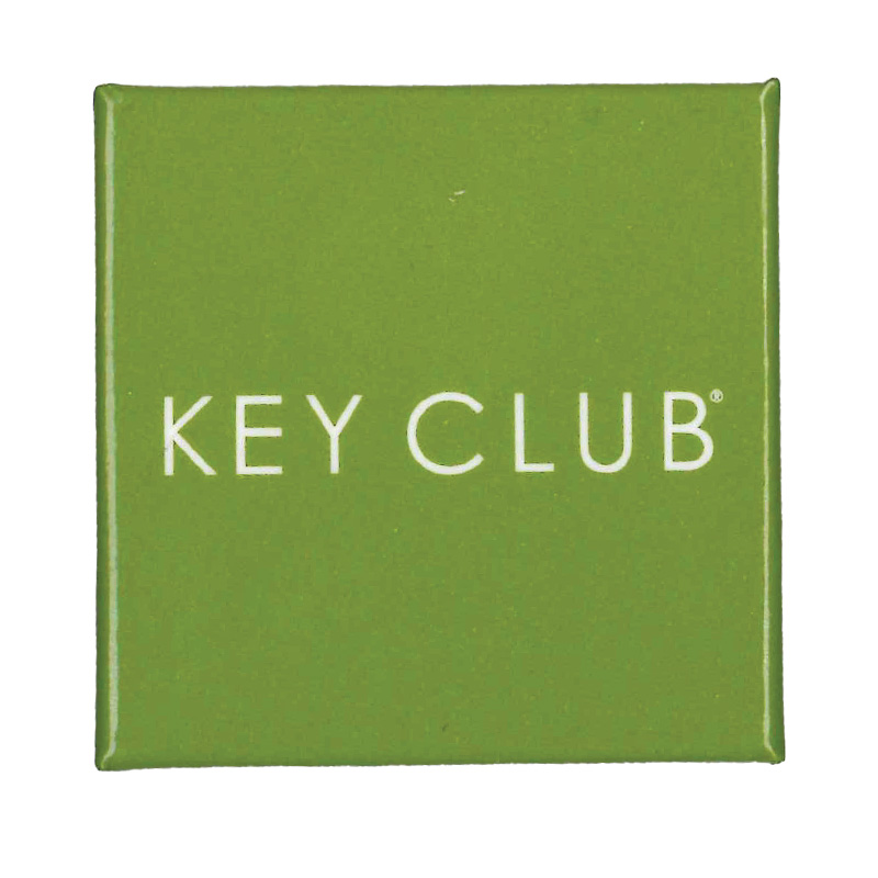 Key Club Square Button