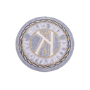 4 Inch Round Emblem Embroidered