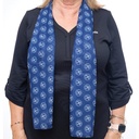 Navy Kiwanis Seal Scarf