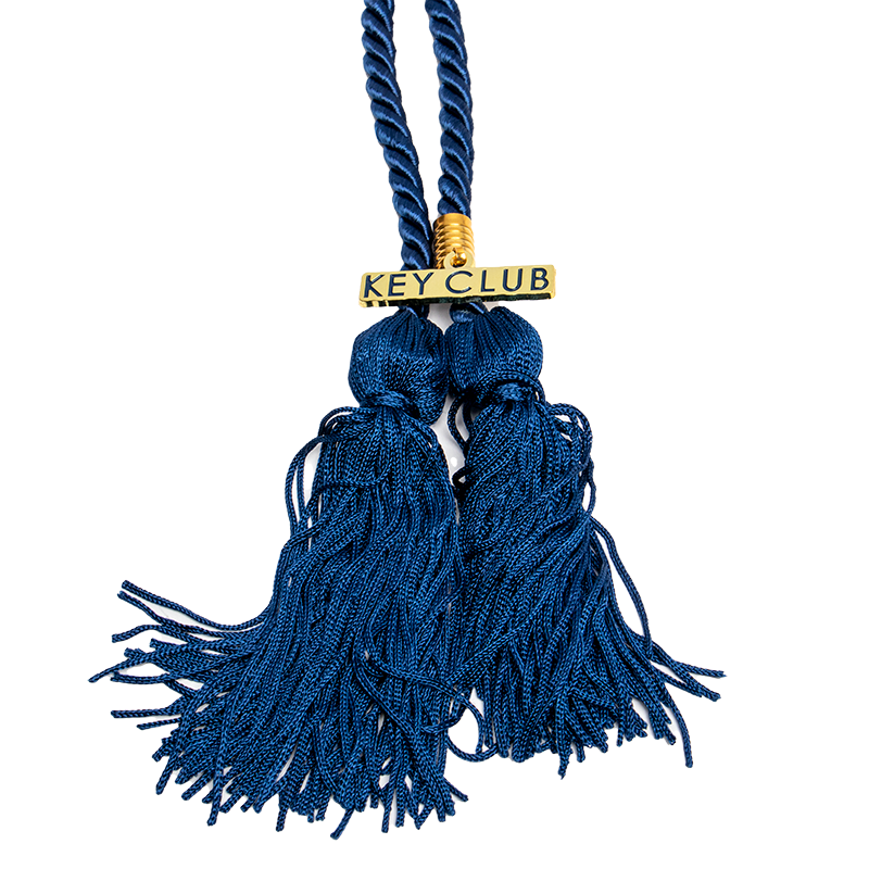 Key Club Graduation Cord Blue