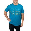 Key Club Triple Logo Tee