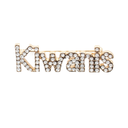 Rhinestone Kiwanis Brooch