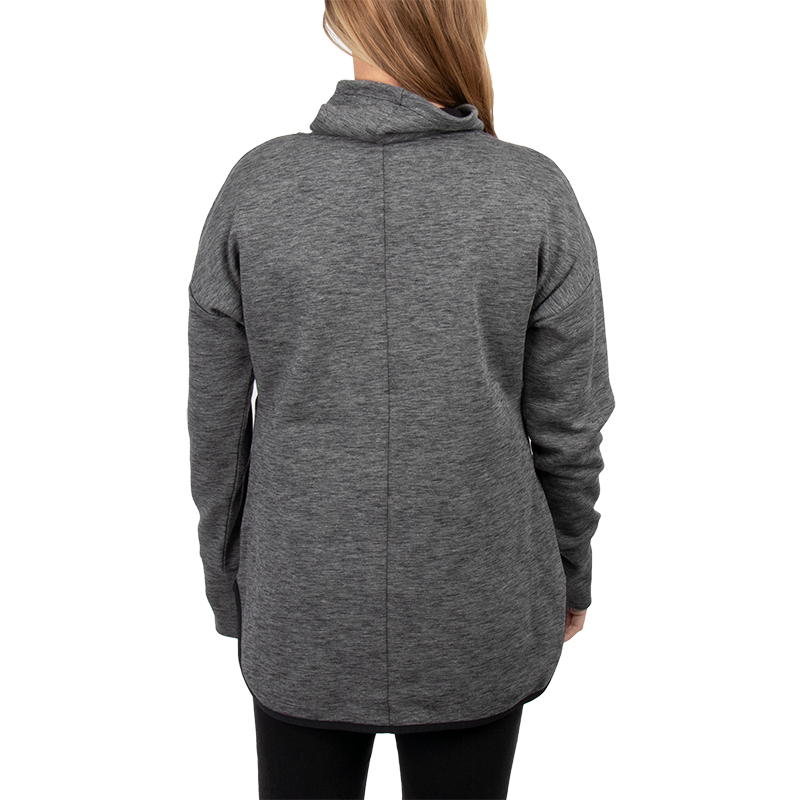 Avalanche Outdoor Supply Co, Cowl-Neck Grey Sweatshirt, Size