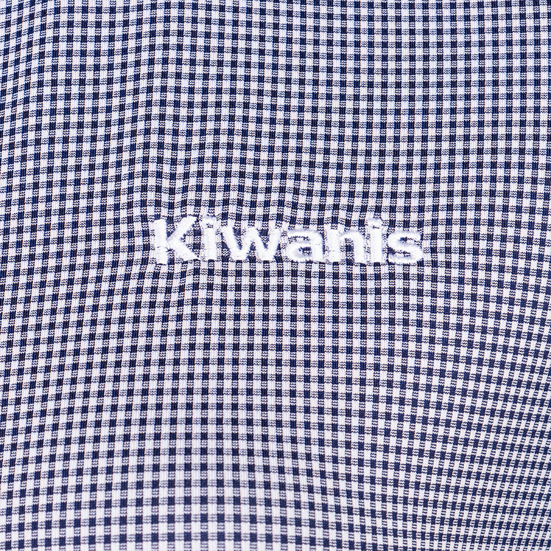 Kiwanis Ladies Gingham Polo