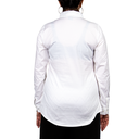 Ladies White Perfect Fit Half-Placket Tunic Top