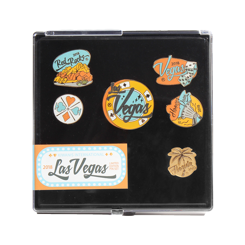 Vegas Convention Pin Set