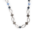 Kiwanis Bead Necklace with Square K Emblems