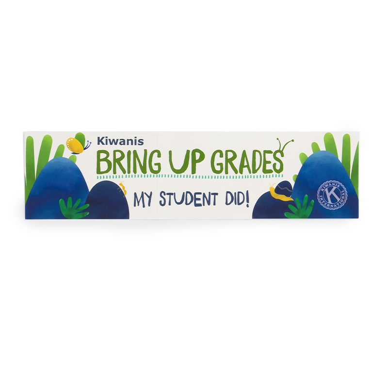 Bringing Up Grades (BUG) Bumper Sticker