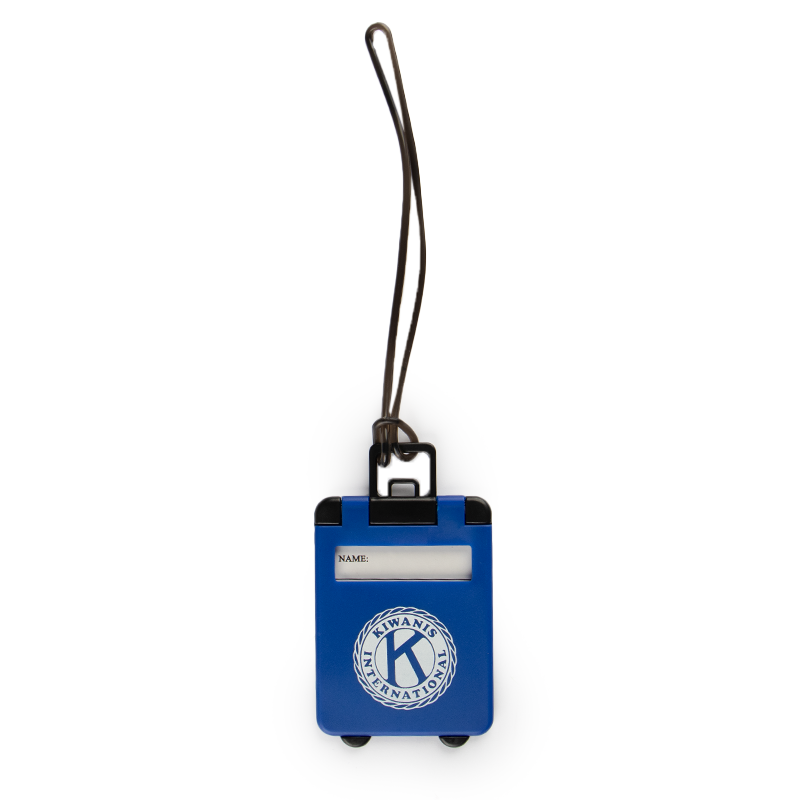 Kiwanis Taggy Luggage Tag