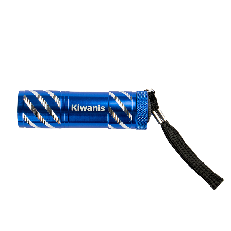 Kiwanis 9 LED Light Flashlight