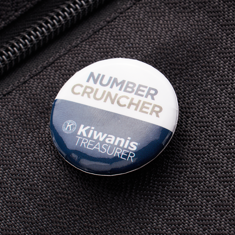 Kiwanis Number Cruncher Button