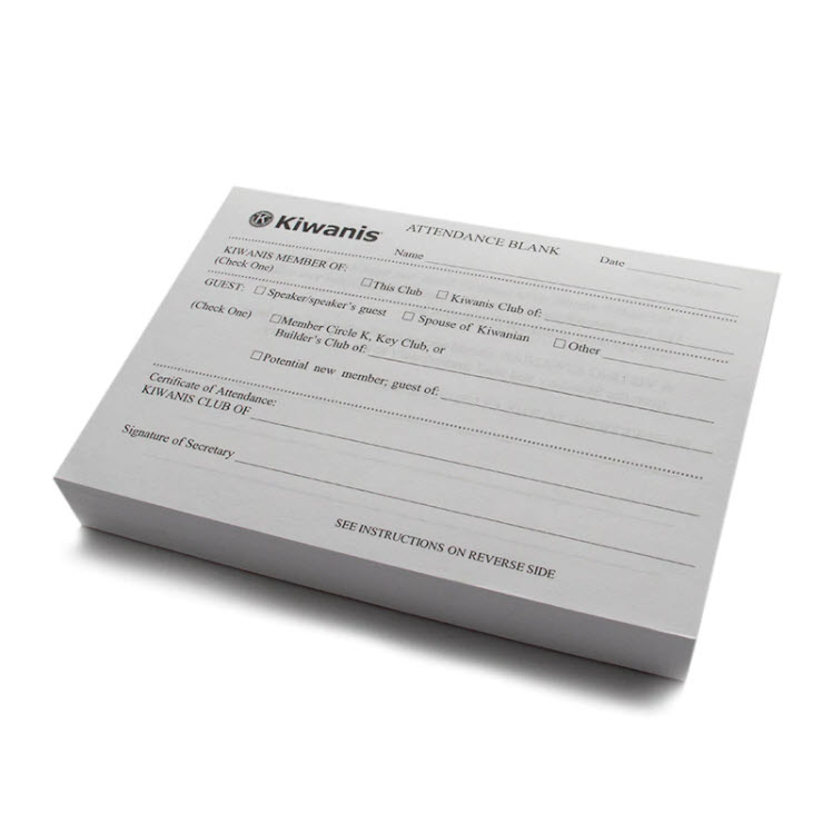 Attendance Blanks - Pack of 200