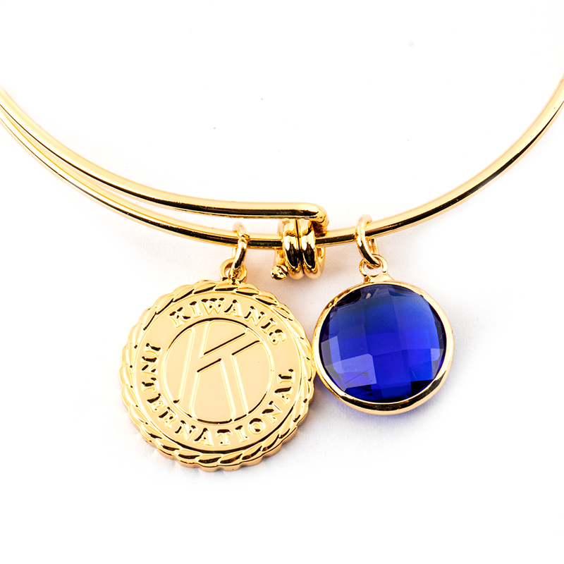 Kiwanis Adjustable Bangle