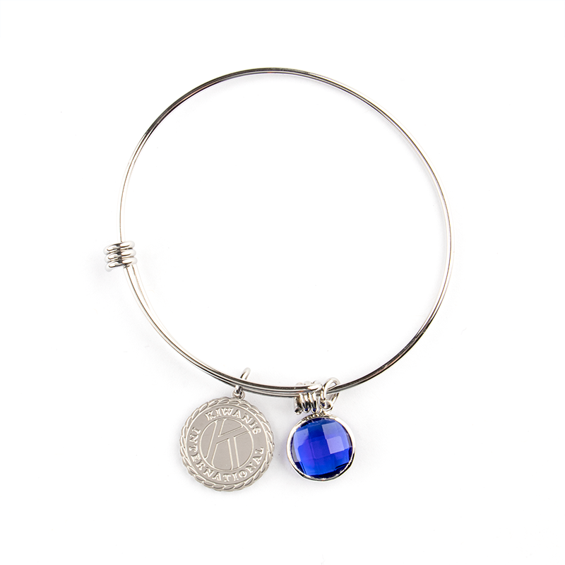 Kiwanis Adjustable Bangle