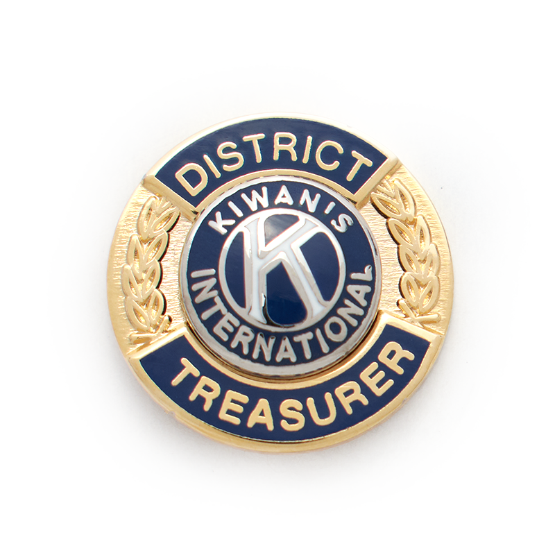 Kiwanis District Treasurer Pin