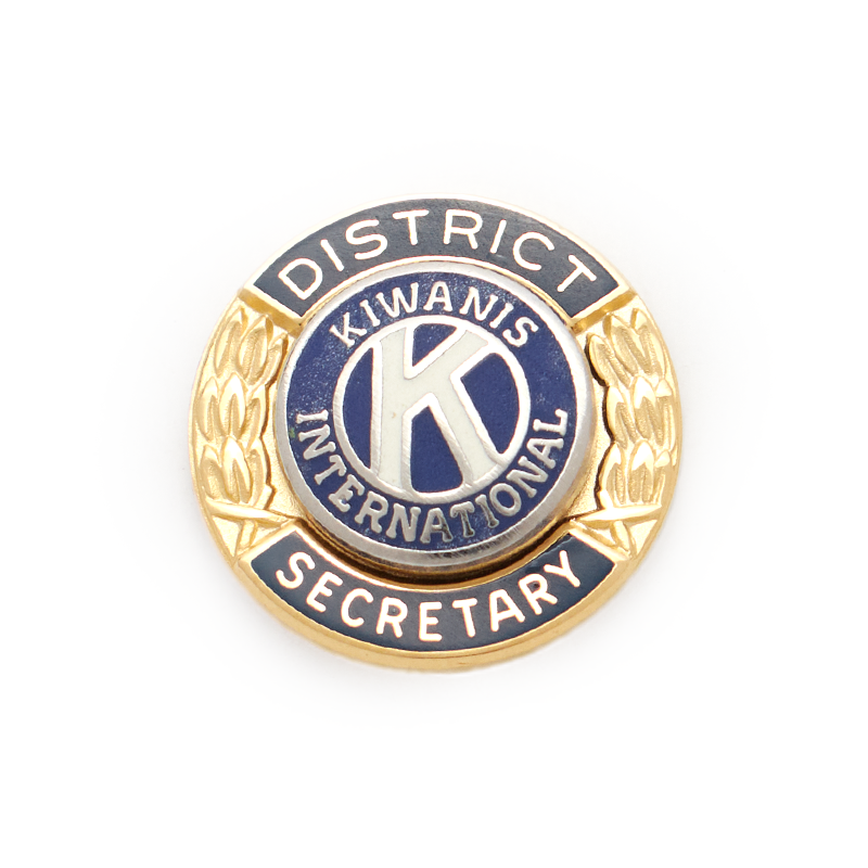 Kiwanis District Secretary Pin